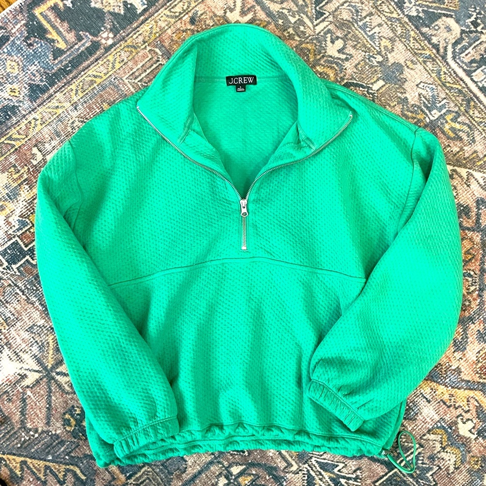 JCREW sweatshirt 1/4 zip